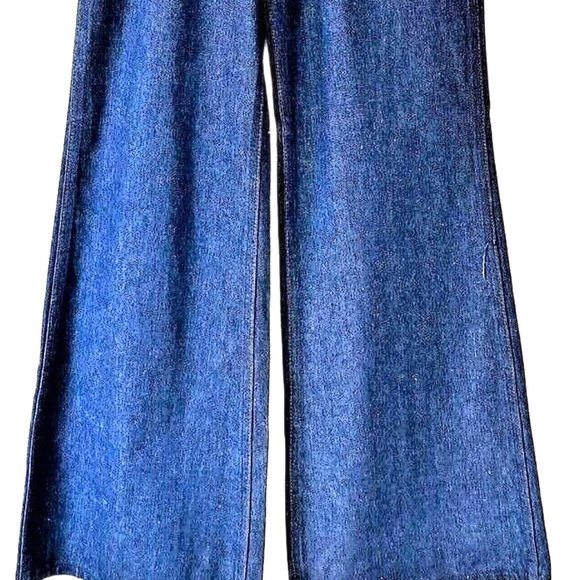RARE DEADSTOCK1970s Wrangler High Waist Bell Bottoms Jeans 27" x 36" - Picture 2 of 6